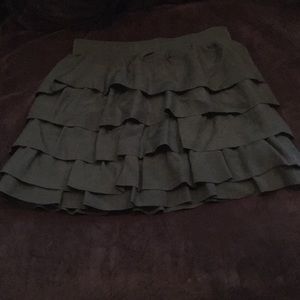 J Crew ruffle skirt